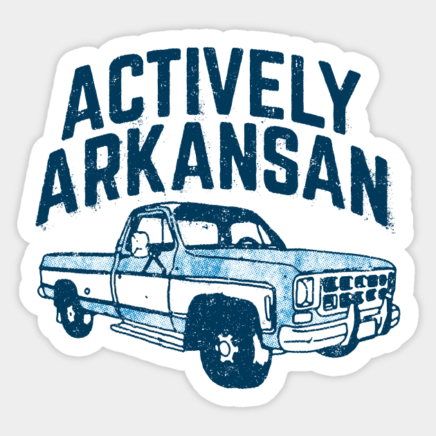 Actively Arkansan Sticker by rt-shirts